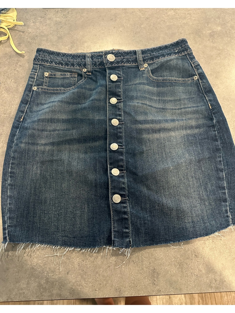 Maurice’s button down jean skirt